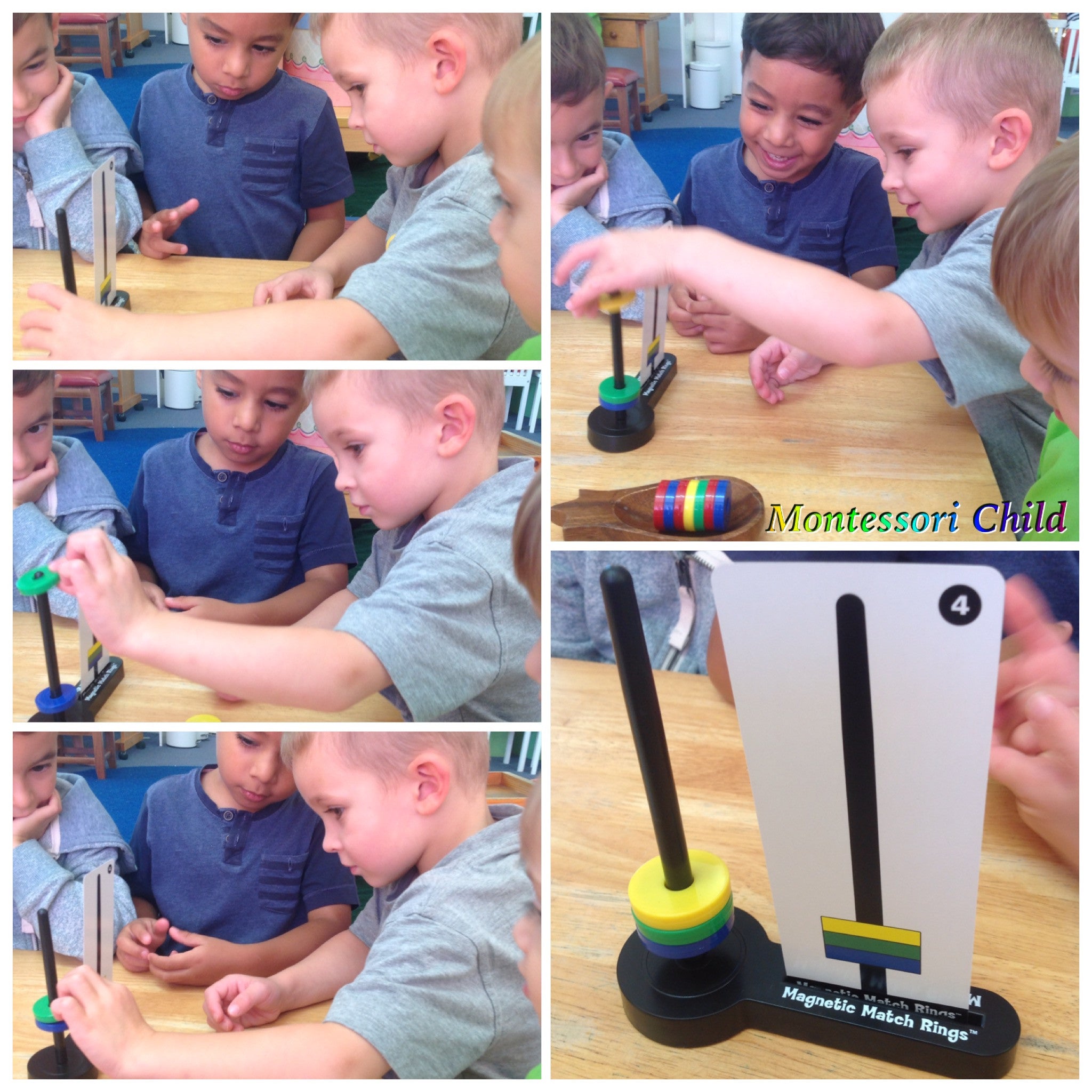 Magnetic Match Rings | Montessori Child